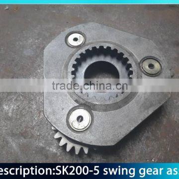 SK200-5 swing gear assy excavator swing gear box parts sk200-5 steering gear assy YN32W01011P1