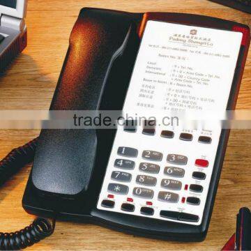 High Quality Professional Design Hotel Phone PY-8002+5 in Black Color