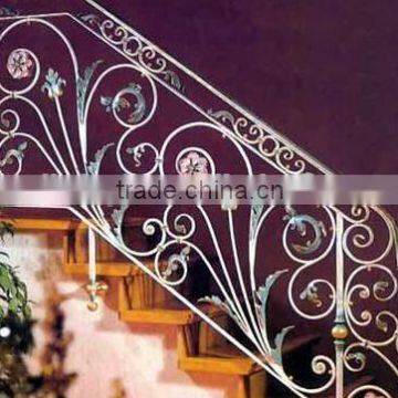 beautiful wrought iron indoor staircase handrail/stairway railing