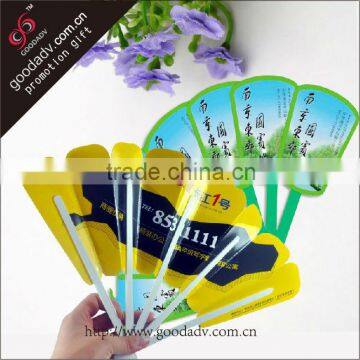 Summer necessity chinese personalized hand fan plastic hand held fans