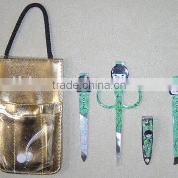 Hot sell beauty manicure set with girl's design