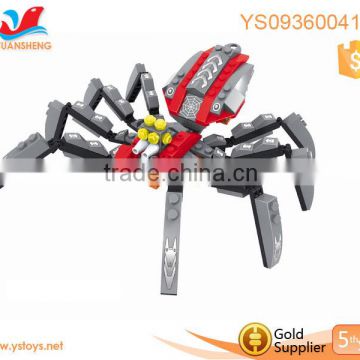 Newest popular brain training Toys spide building blocks