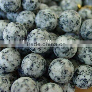 Hot seller gemstone marble 18mm round beads jewelry