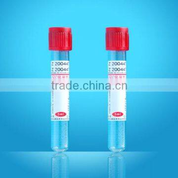 Disposible vacuum blood collection serum tube(clot activator )