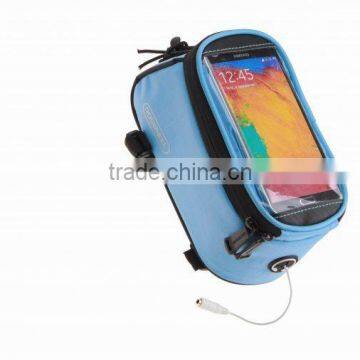 Blue Color Cycling Bike Bicycle Phone Case Frame Front Tube Bag photo-3