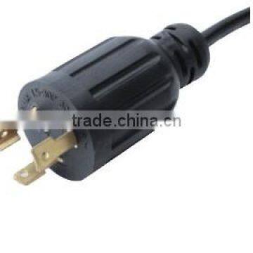 NEMA L5-30P locking power cord plug with cUL approval