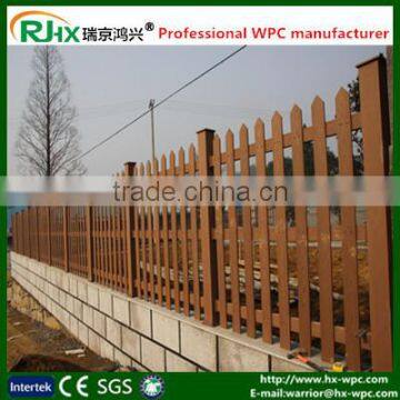 Wood plastic composite fence and wall panel for Innovative decorative outdoor handrails and fences