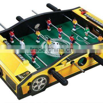 Fashion wooden Mini Foosball Game with car design