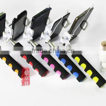 Q1 3 IN 1 Mini Extendable Tripod Handheld Wire Selfie Fold Monopod Stick With Remote Button for IPhone IOS 8 Samsung Android photo-3