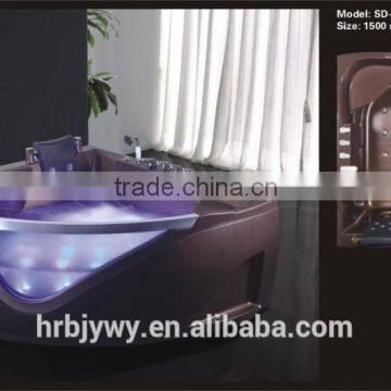 Double Deluxe Massage Bathtub Brown SD-219