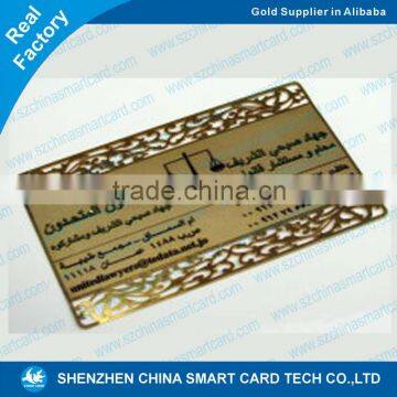 85*54mm Stainless Steel Metal Business Cards
