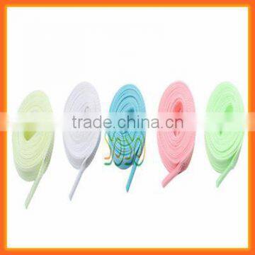 2016 Hangzhou YO YO Fluorescent Shoe Laces Glow Shoe Laces el Shoe Laces With MOQ 50 Pairs photo-2