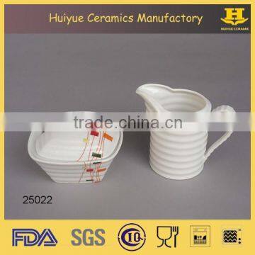 ceramic sugar and creamer set ceramic sugar pot and creamer jug