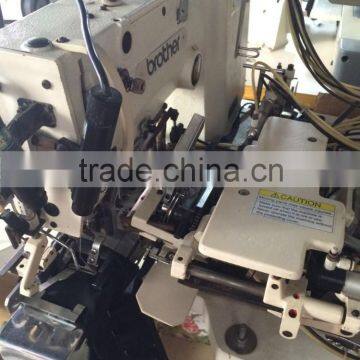 The Automatic Making Beltloop Sewing Machine, Used Borther Ke-430B-02 Electronic Lockstitch Beltloop Bar Tacker photo-3