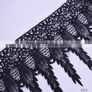 Wholesale African chemical lace trim for womens waist decorated