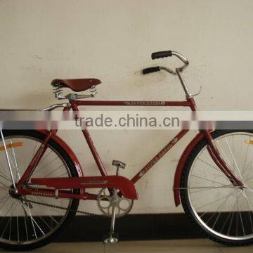 26" red popular coaster brake traditional bike (SH-TR036)