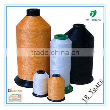 Promotion high tenacity polyester thread 150/3 250/3 for leather sewing