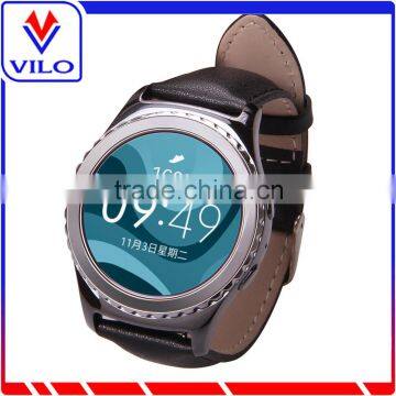 Genuine leather watch strap band waterproof leather watch strap for Samsung