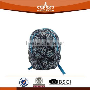 Top quality china factory cute dots cheap leisure backpack