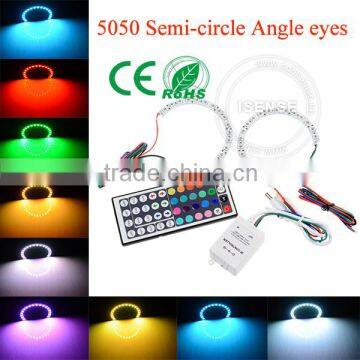 92/104/124/131 mm Semi-circle 5050 Led Smd Rgb Angel Eyes