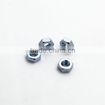 OEM dongguan stud bolt and nut blue znic plated M3 stud bolt and nut