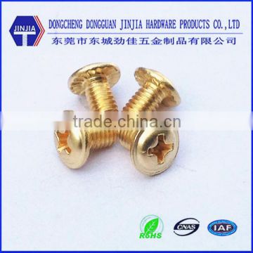 m4*6 phillips wafer head gear copper screws for electrical appliance