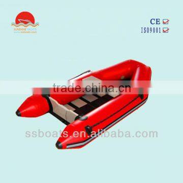 Sunshine 2.7m cheap aluminum hull inflatable fishing boat