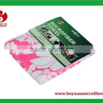 Microfiber printed cloths flowers for Home & Kitchen and Car Care