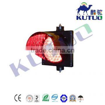 Road Used LED Red Full Ball Traffic Signals With Double Lens for One Unit/200 mm Red Traffic Lights