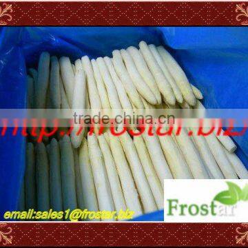 Frozen peeled White Asparagus