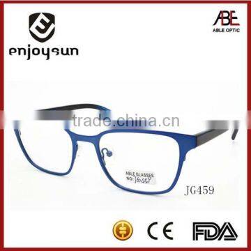 unisex designer eyeglasses fashionable metal optical spectacles