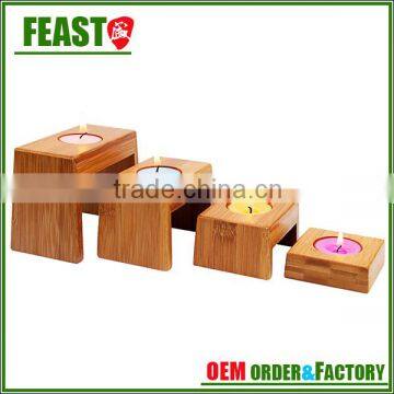 2015 NEW Design Decorative Candle Holder HOT Selling Candle Holder With Wooden Stand Quality Choice