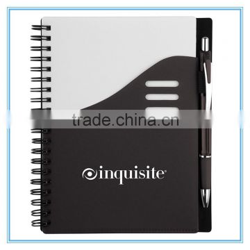 pp spiral note book with pen portfolio notebook