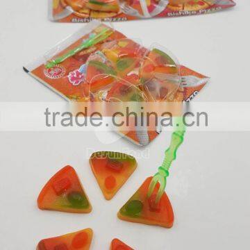 Rubber Pizza Gummy Candy With Fork photo-3
