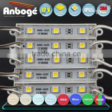 3 chips 5050 led smd module warm white