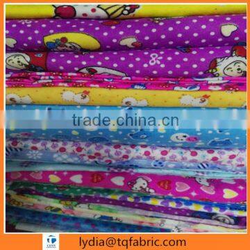 43"/44" TC Animal Pigment Printed Flannel Fabric Factory 120 GSM for Philippines