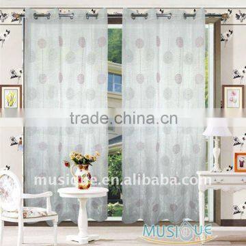 100% Organza With Embroidery Curtain