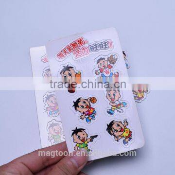 2016 cute little boy flat paper die cut fridge magnets set for super market