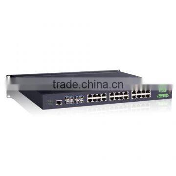 24 Ports Gigabit Rack Mounted Managed Industrial Ethernet Switch photo-2