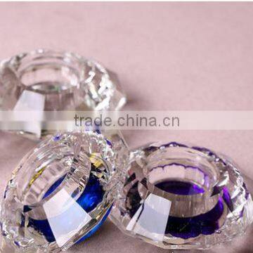 hot sell crystal round shaped tealight candleholders for sale, crystal wedding tealight holders