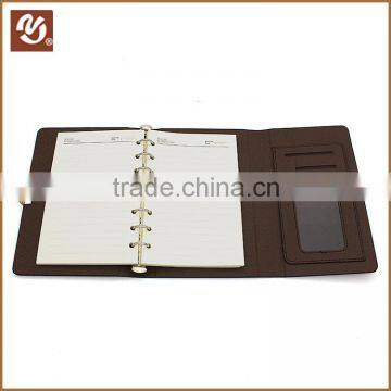 Hot sale daily faux leather agenda binder