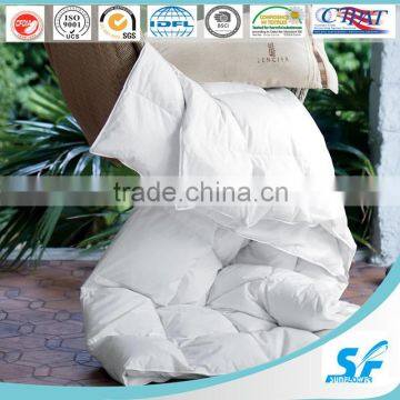 pure cotton fire retardant down feather comforters / duvets / quilt