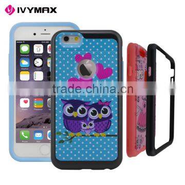 OEM China manufacturer ultra thin soft tpu owl pattern design back cover case for apple iphone 6s compatible brand                        
                                                                                Supplier's Choice