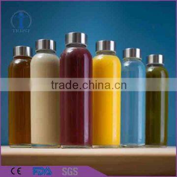 outdoor drinking small glass water bottle