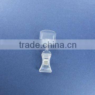 Clear Clip Sign Holder or Small Clear Sign Holder or Price Label Sign Holder