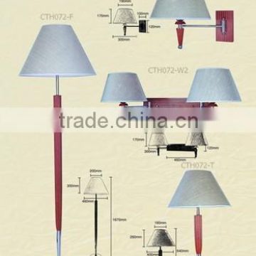 2014 Metal and Wooden Base Decorative Hotel Lamp/Light