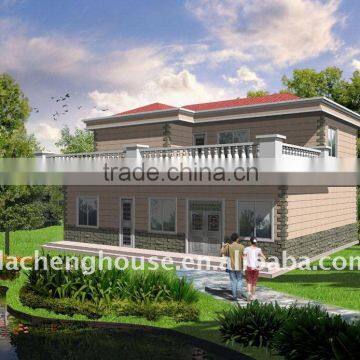 Luxurious Prefabricated House 2 Floors With Noble House Flooring