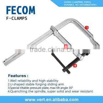 FECOM Heavy duty welding pipe internal clamp stainless steel F bar clamp STB series