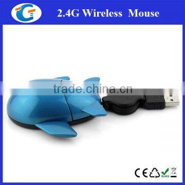 computer hardware wired usb airplane shaped mouse