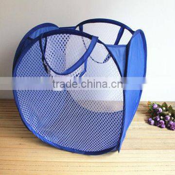 Folding Polyester Laundry Hamper in High Quality